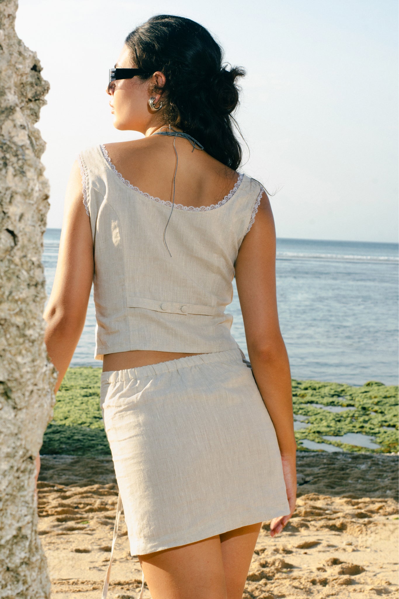 Bea Mini Linen Skirt