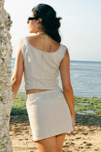 Aiden Linen Vest