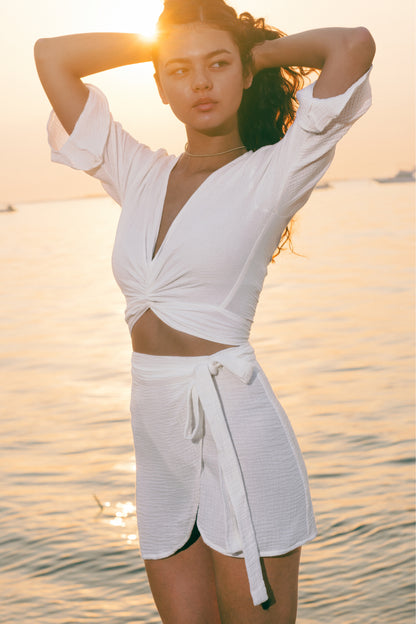 Simone Wrap Skirt